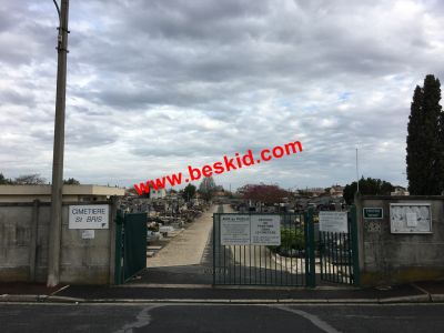 3 - Entrée du cimetière Saint-Bris
Copyright Frania 
Copyright photo Anusia
